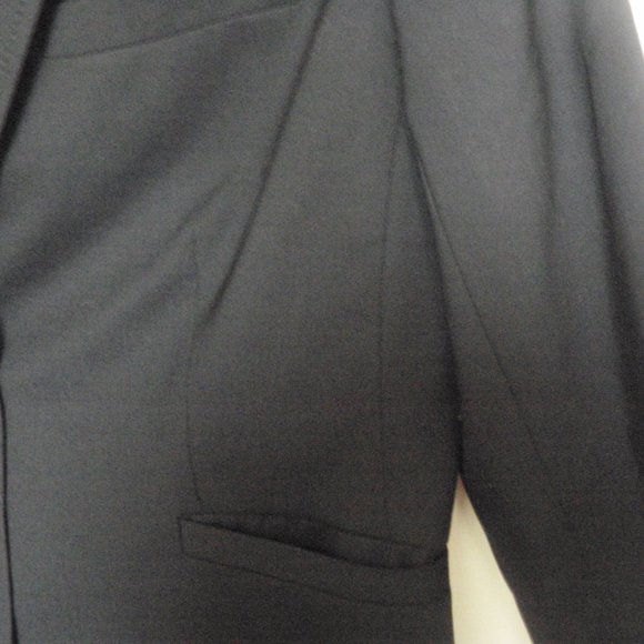 J. Crew | Black Classic Two Button Wool Blazer - Picture 6 of 11